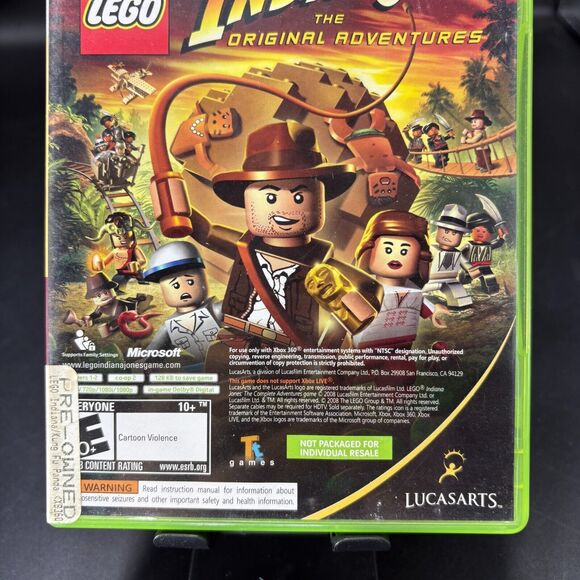 LEGO Indiana Jones and‎ Kung Fu Panda Dual Pack XBOX 360 CIB - Picture 2 of 16